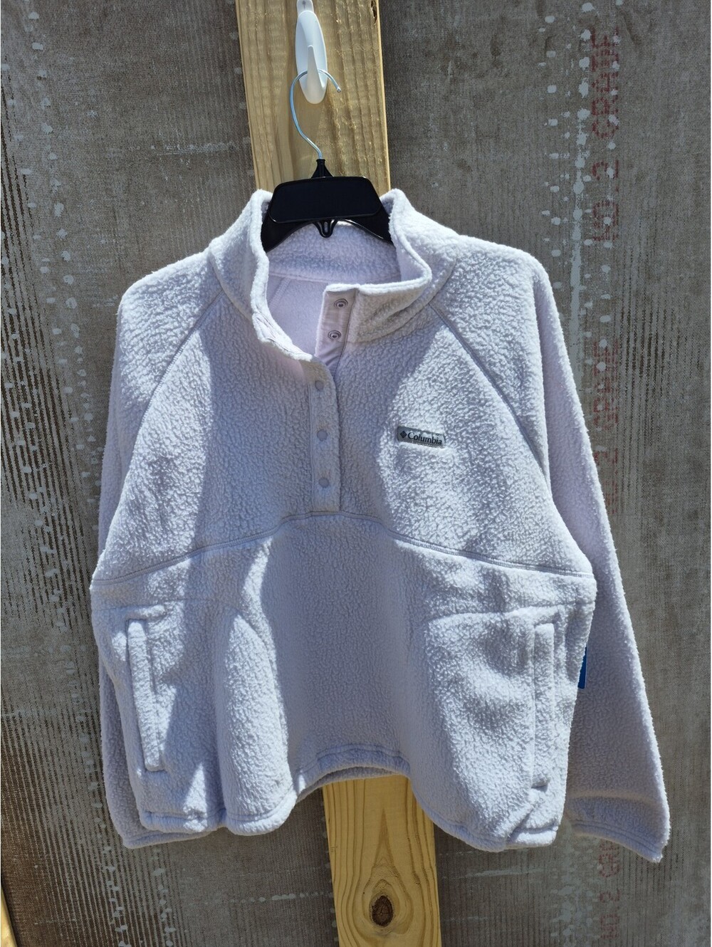 Columbia Women's Jasper Ridge Pebbled Fleece Half Snap Pullover XL Extra Large